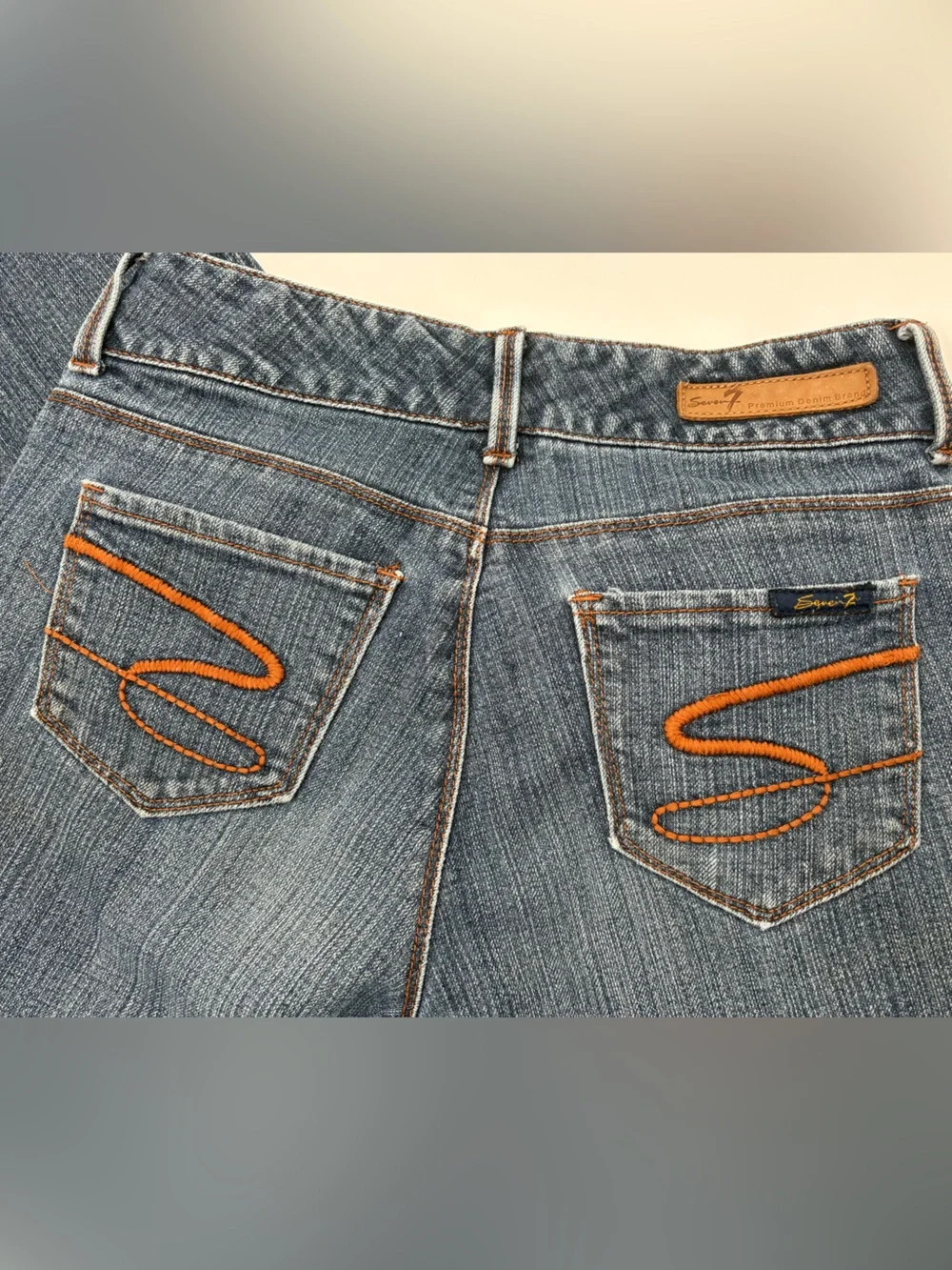 Seven7 Bootcut Stretch Jeans Women’s Size‎ 4 Y2K Denim - Picture 5 of 14